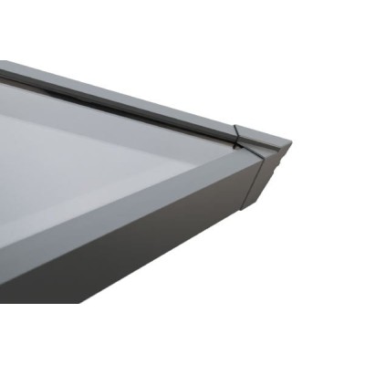 Pyramid Aluminium Lantern Roof 0.6m x 0.6m (4 Pane 4WAY)